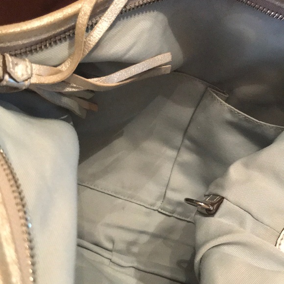 Sold!COACH BAG silver purse Tassel Cute bag - Picture 6 of 7